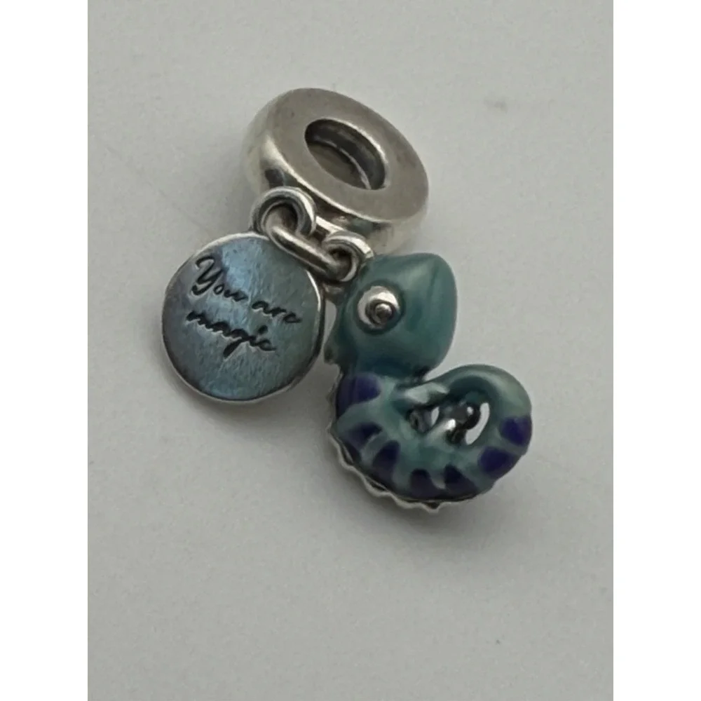 Pandora Color-changing Chameleon Dangle Charm 791676C01 Sterling Silver